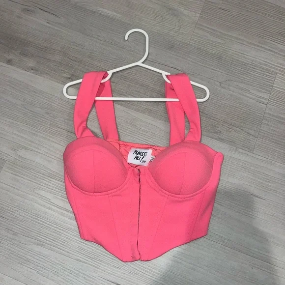Princess Polly Pink Torin Top Size Zero (0) - Picture 3 of 6